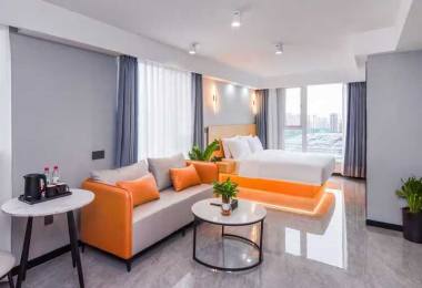 [悦居旅居]近地铁站/视野开阔/观景大床房