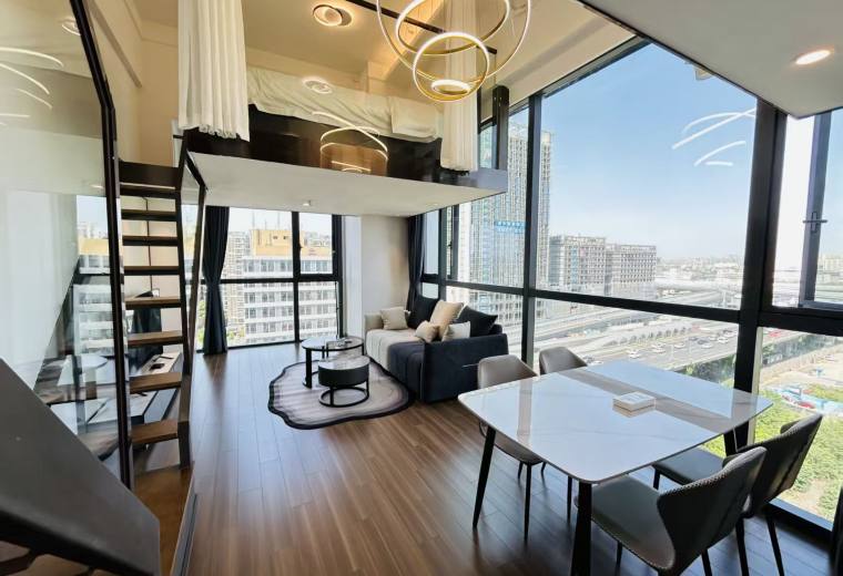 【悦居】全景落地窗两居室